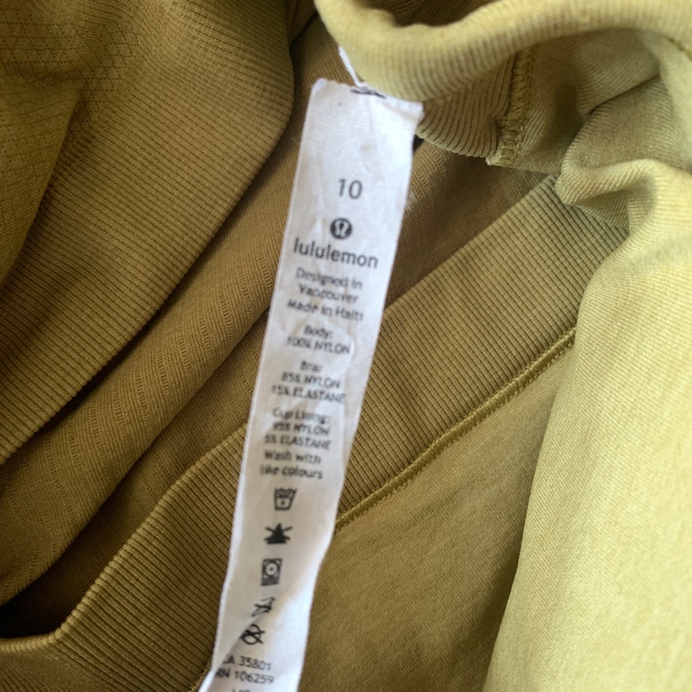Lululemon Racerback ribbed tank top. - Picture 3 of 3